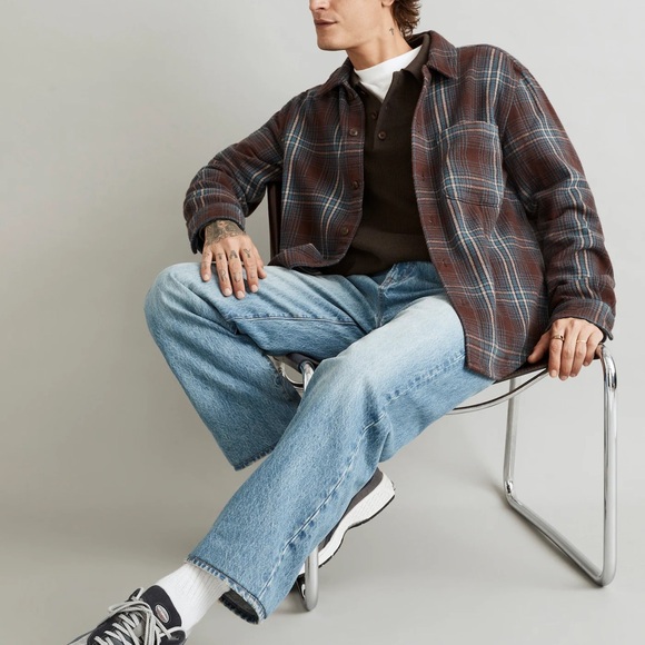 Madewell Oversized Easy Long-Sleeve Shirt Mens Size Medium